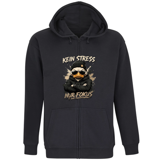 Felpa Premium Cappuccio Zip Kein Stress