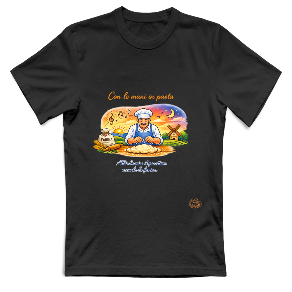 T-Shirt Bambino Con le mani in pasta.