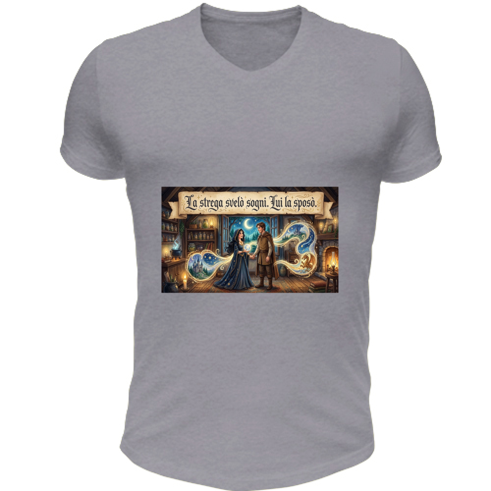 T-Shirt Unisex Scollo V Strega