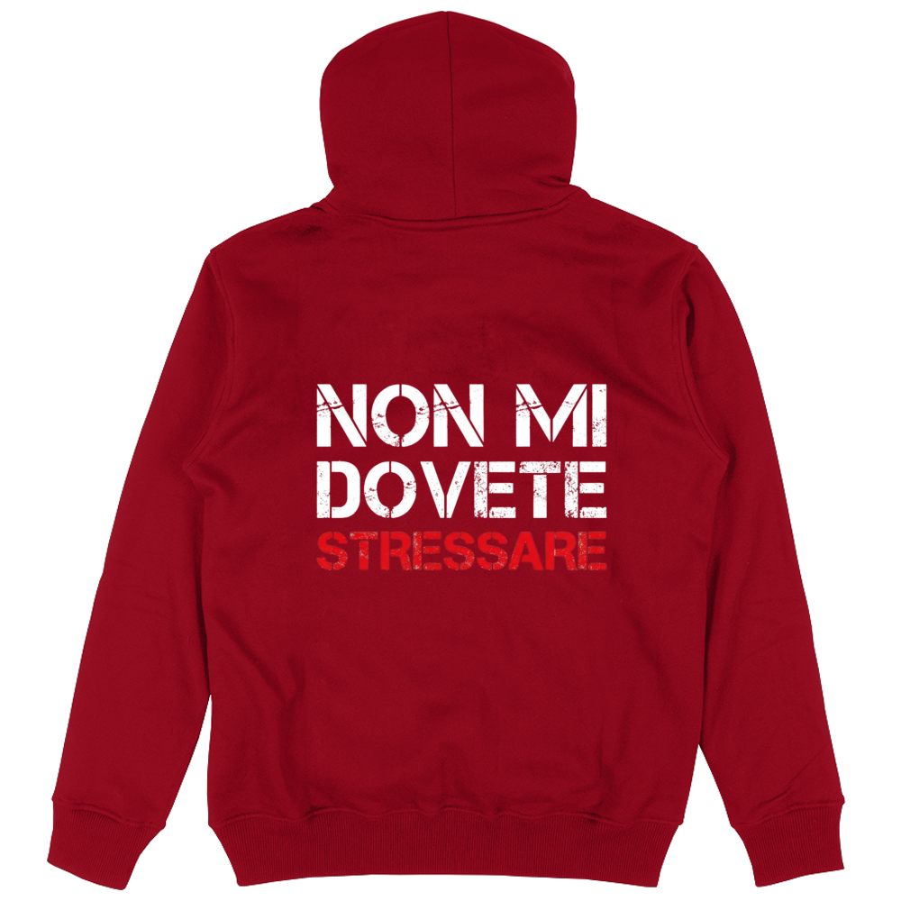 Felpa Unisex con Cappuccio NO STRESS