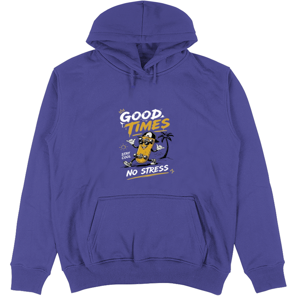 Felpa Unisex con Cappuccio Good Times