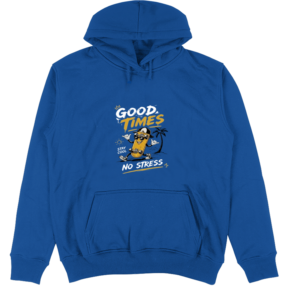 Felpa Unisex con Cappuccio Good Times