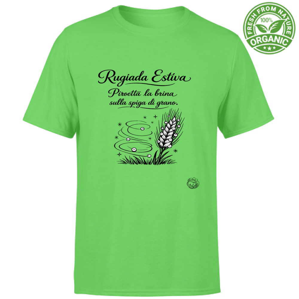 T-Shirt Unisex Organic Rugiada estiva
