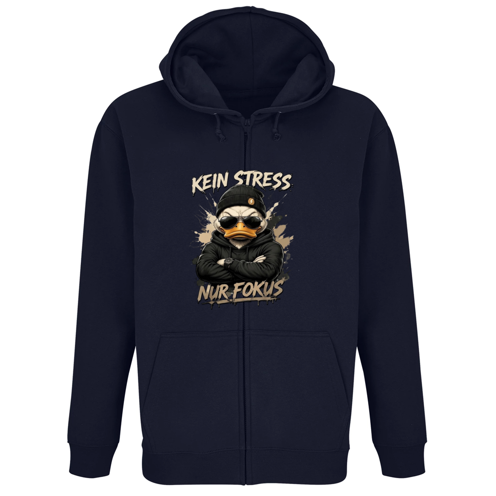 Felpa Premium Cappuccio Zip Kein Stress