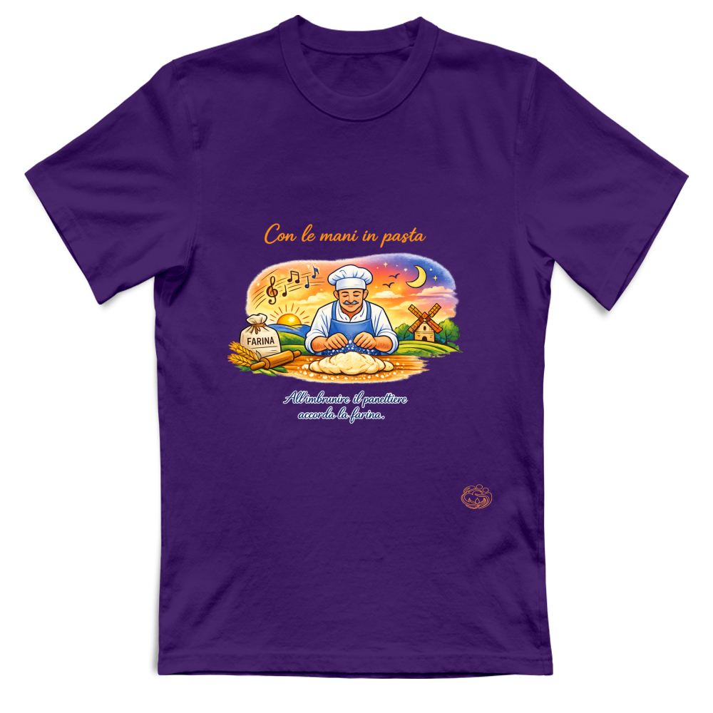 T-Shirt Bambino Con le mani in pasta.