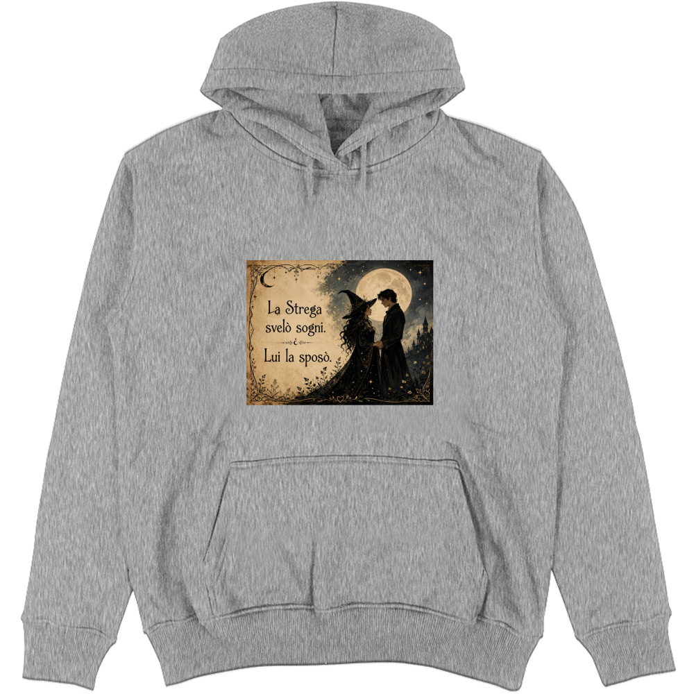 Felpa Unisex con Cappuccio Strega