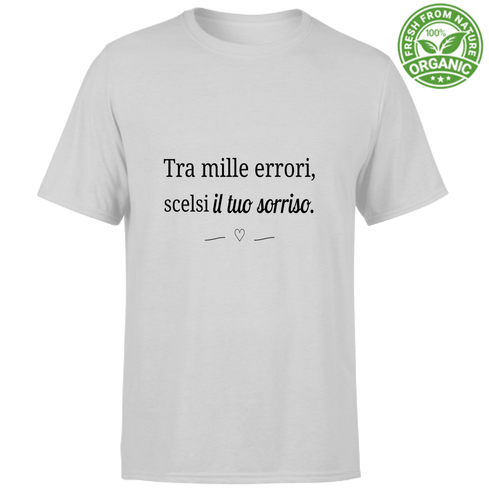 T-Shirt Unisex Organic Tra mille errori