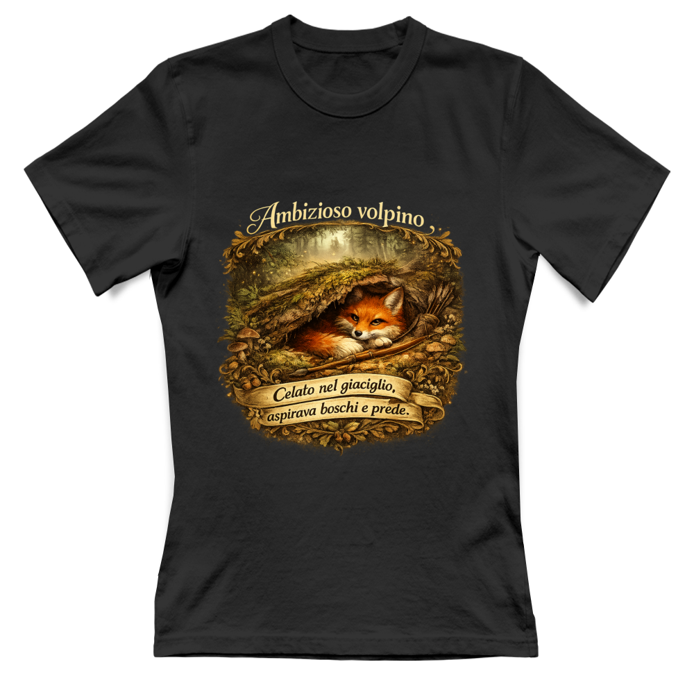 T-Shirt Donna Ambizioso volpino