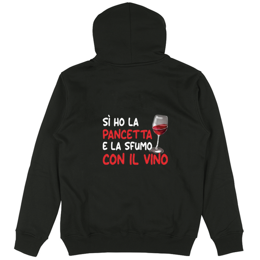 Felpa Unisex con Cappuccio Pancetta 2