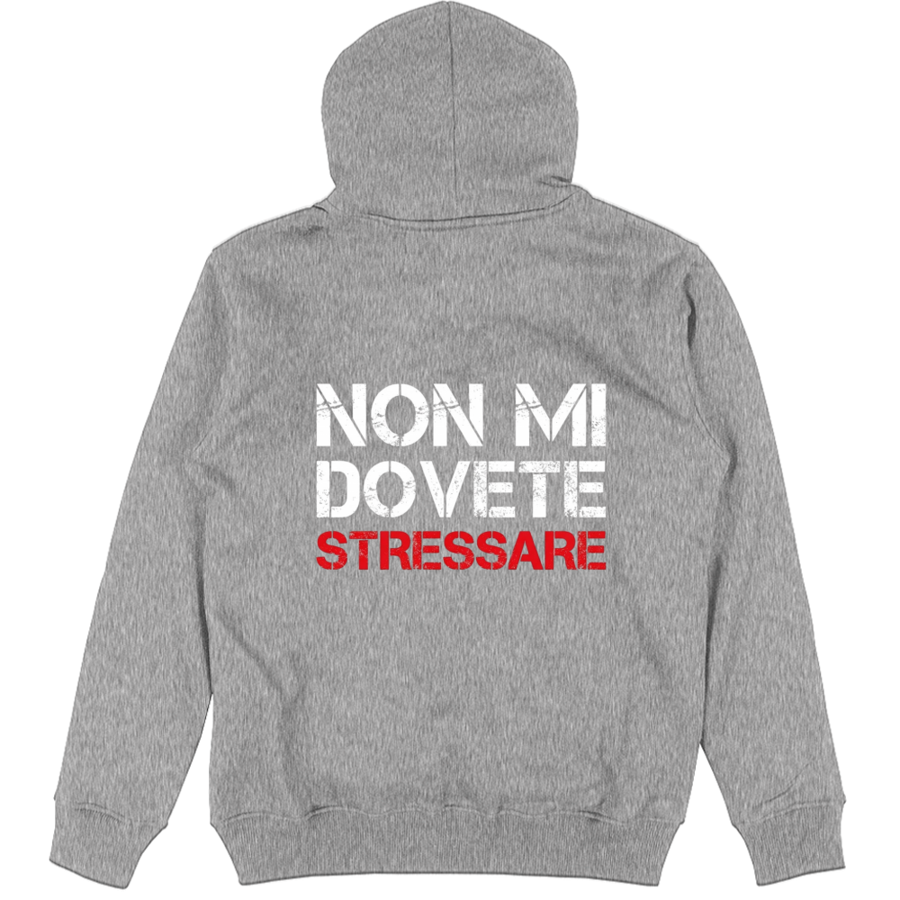 Felpa Unisex con Cappuccio NO STRESS