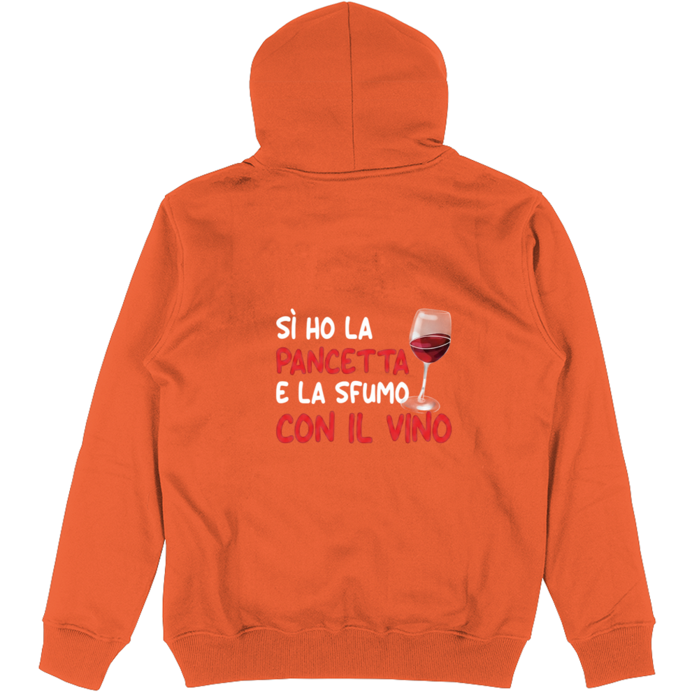 Felpa Unisex con Cappuccio Pancetta 2