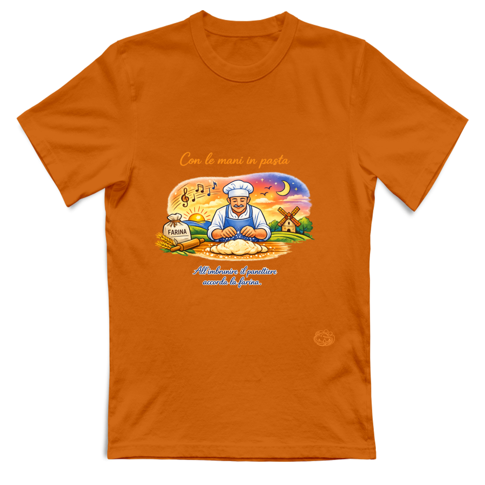 T-Shirt Bambino Con le mani in pasta.