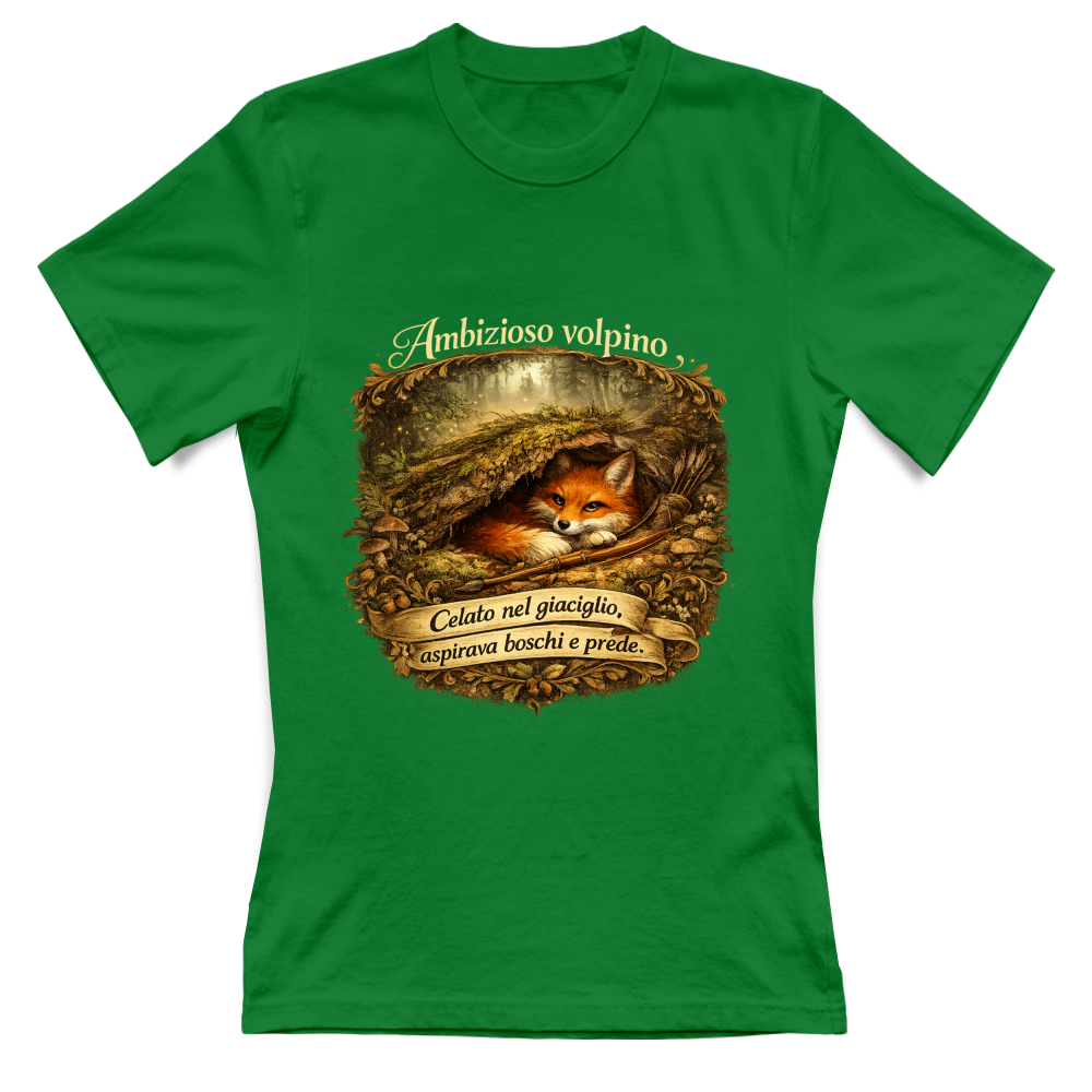 T-Shirt Donna Ambizioso volpino