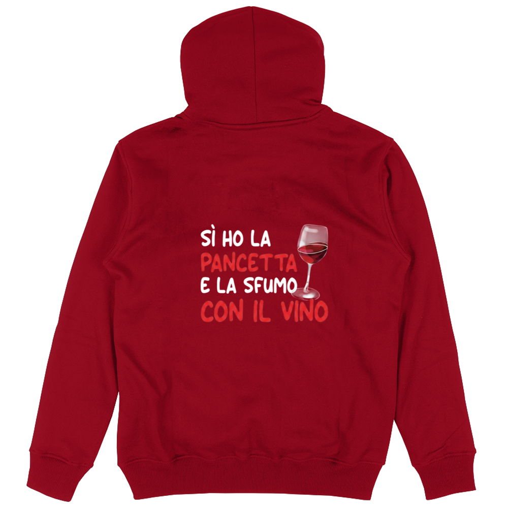 Felpa Unisex con Cappuccio Pancetta 2
