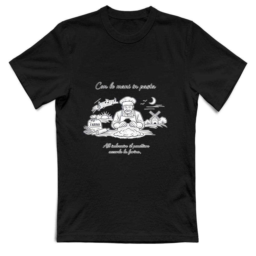 T-Shirt Unisex Con le mani in pasta
