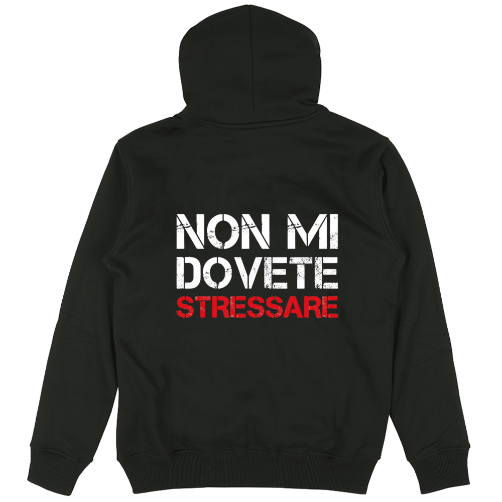 Felpa Unisex con Cappuccio NO STRESS