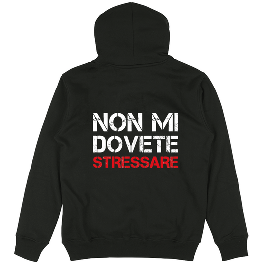 Felpa Unisex con Cappuccio NO STRESS