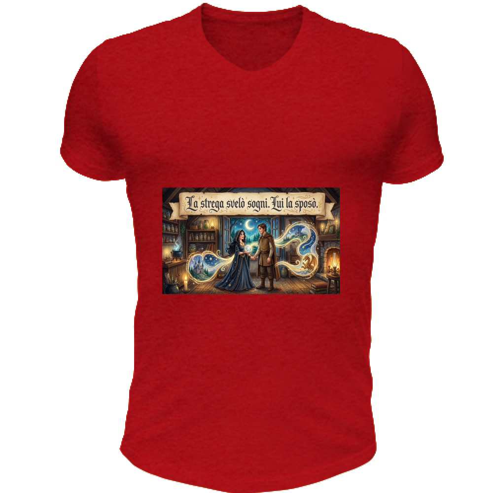 T-Shirt Unisex Scollo V Strega