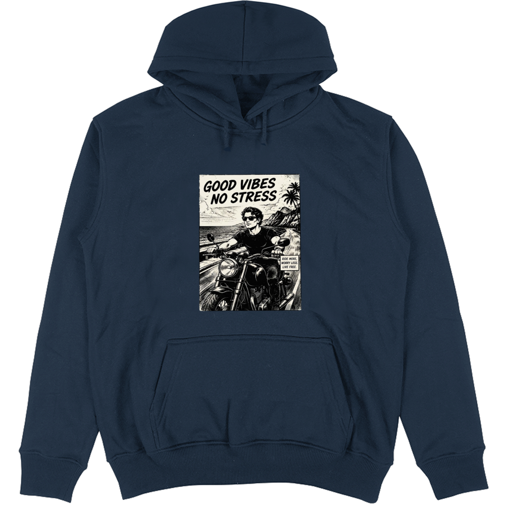 Felpa Unisex con Cappuccio Good Vibes
