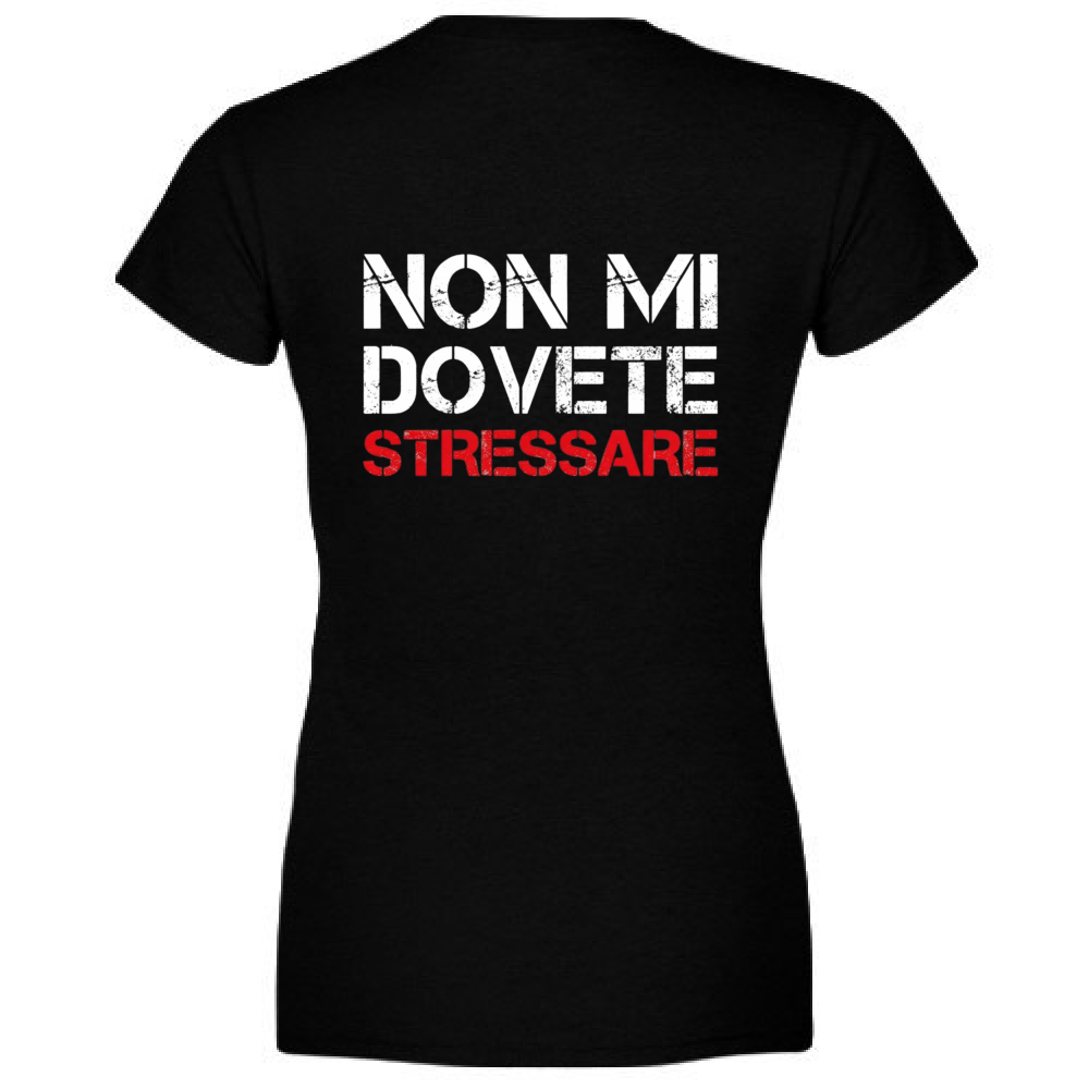 T-Shirt Donna Scollo V NO STRESS