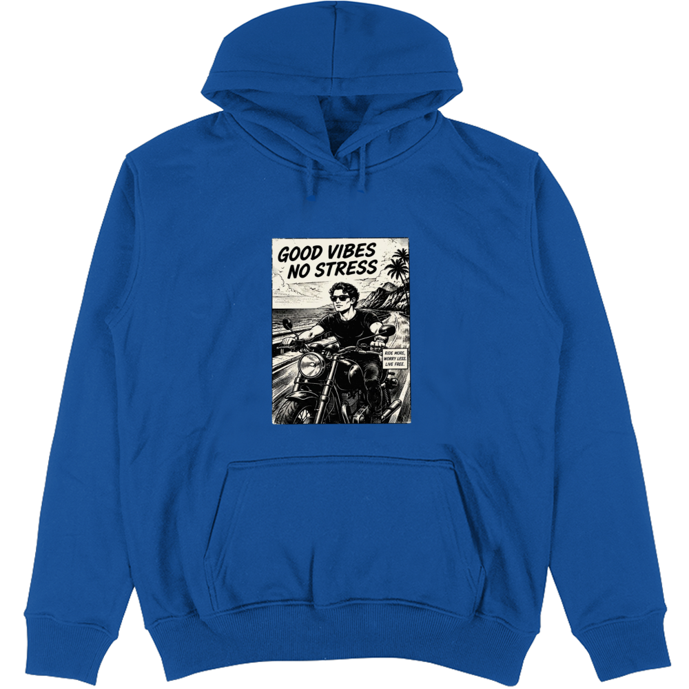 Felpa Unisex con Cappuccio Good Vibes