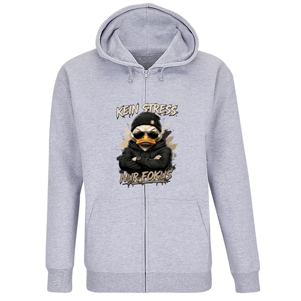Felpa Premium Cappuccio Zip Kein Stress