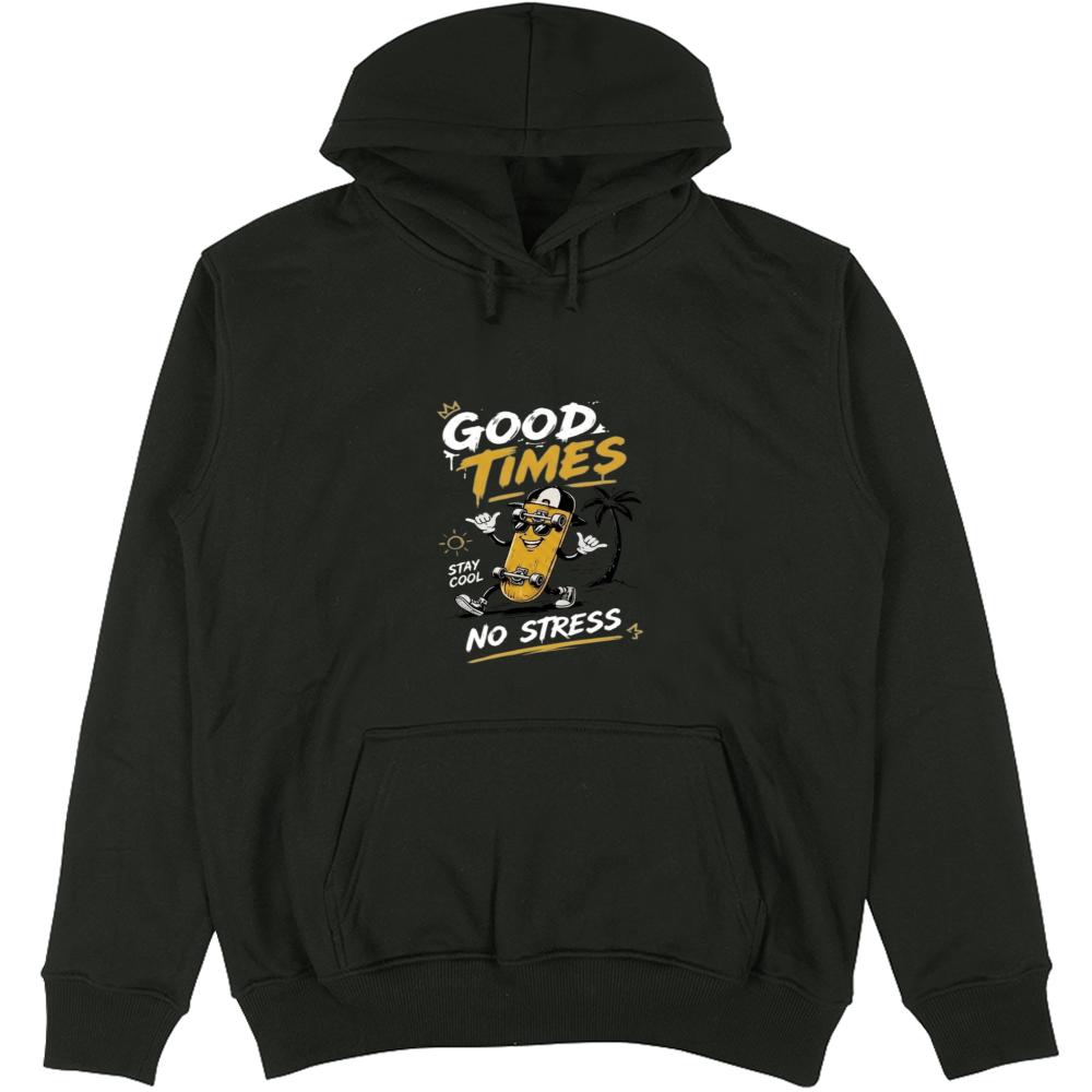 Felpa Unisex con Cappuccio Good Times