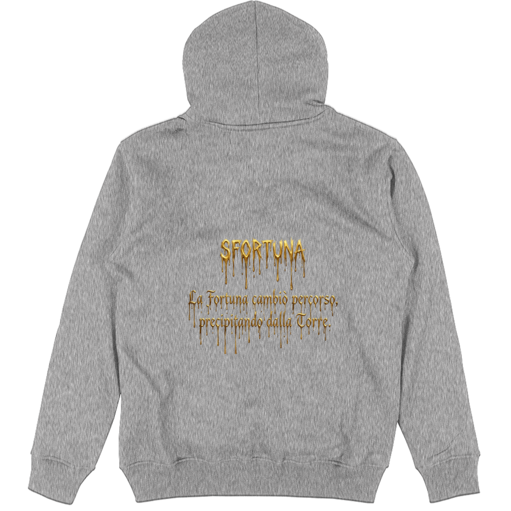 Felpa Unisex con Cappuccio Sfortuna