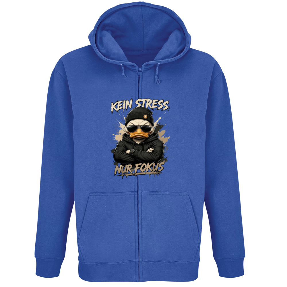 Felpa Premium Cappuccio Zip Kein Stress