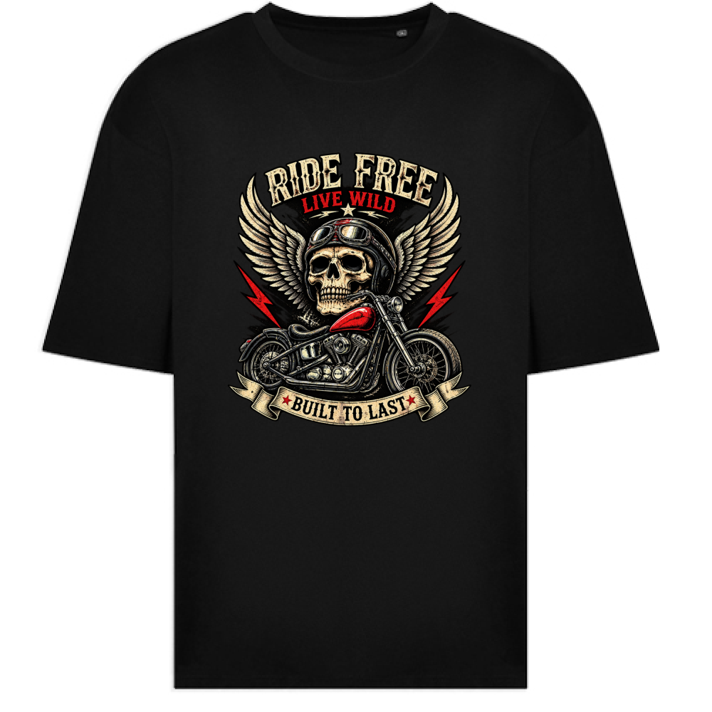 T-Shirt Oversize Ride Free LV