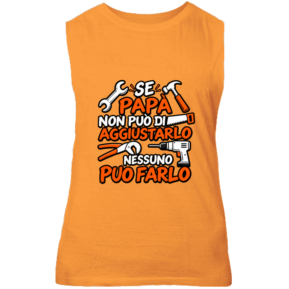 Canotta Unisex Se papà...
