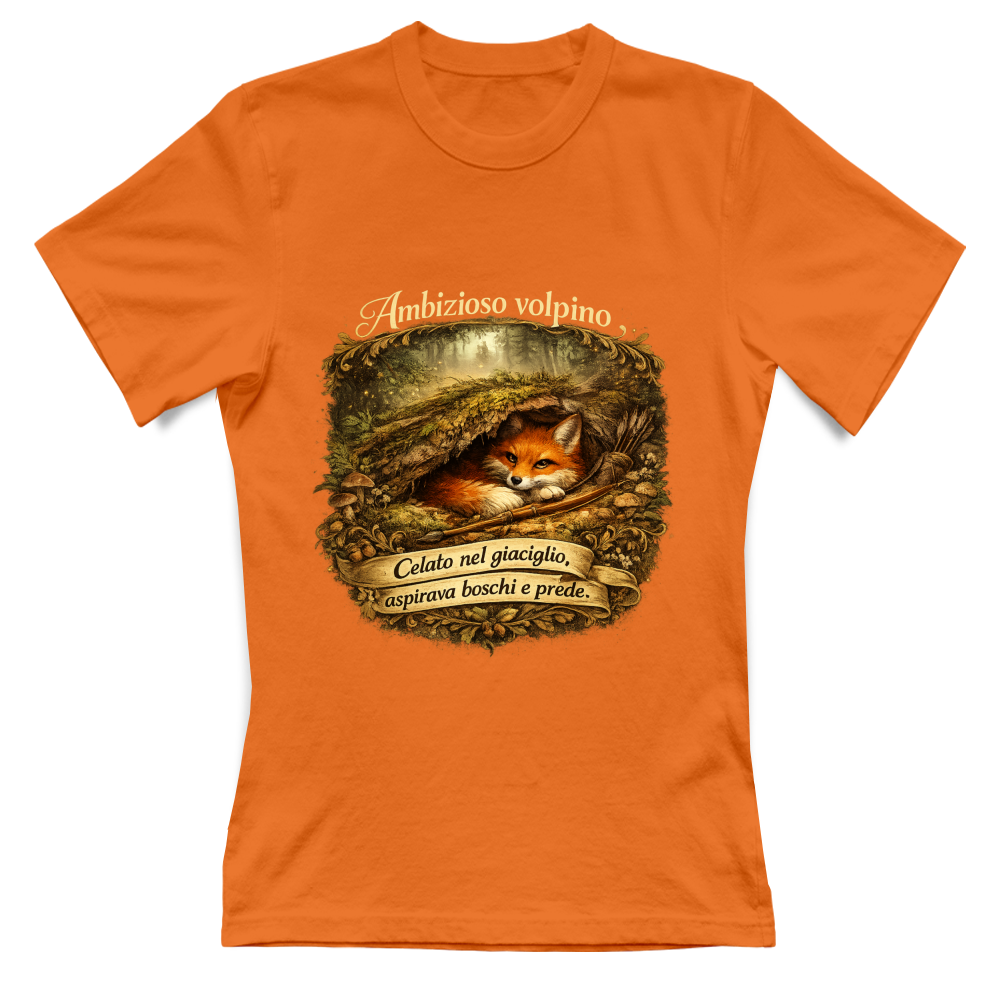 T-Shirt Donna Ambizioso volpino