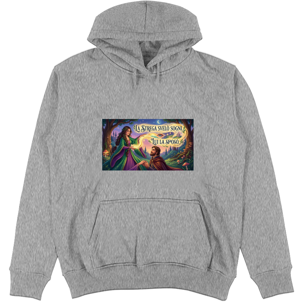 Felpa Unisex con Cappuccio Strega