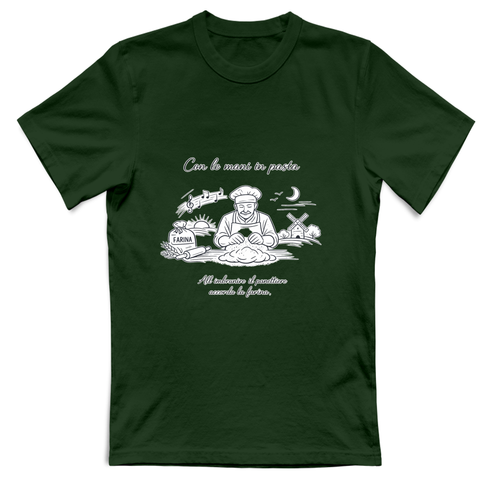 T-Shirt Unisex Con le mani in pasta