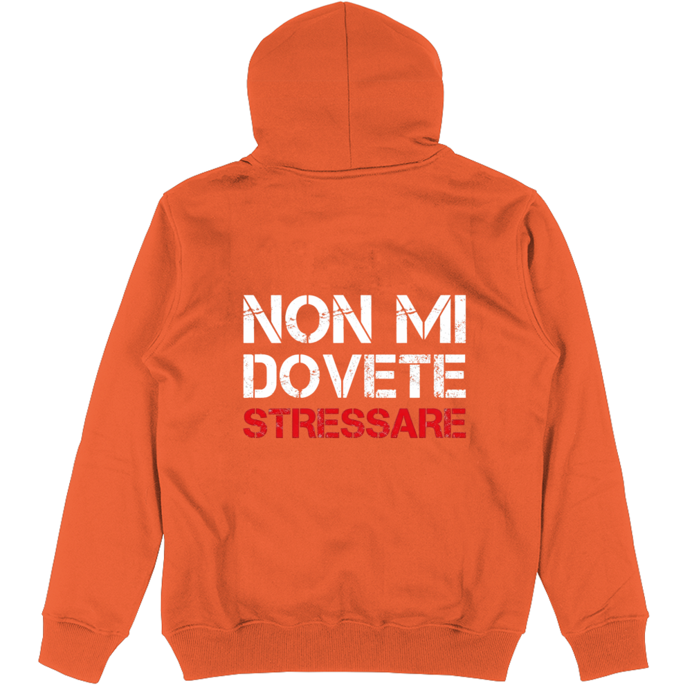 Felpa Unisex con Cappuccio NO STRESS