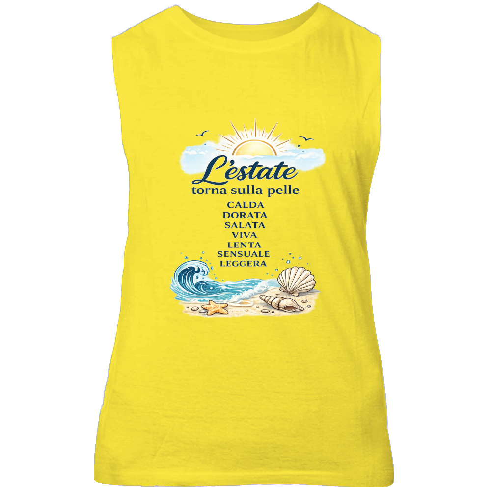 Canotta Unisex Estate sulla pelle