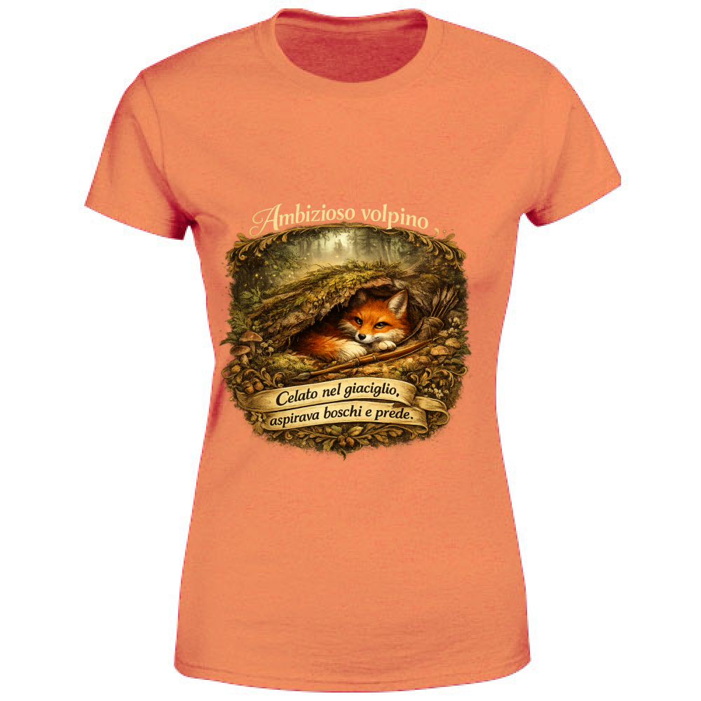 T-Shirt Donna Ambizioso volpino
