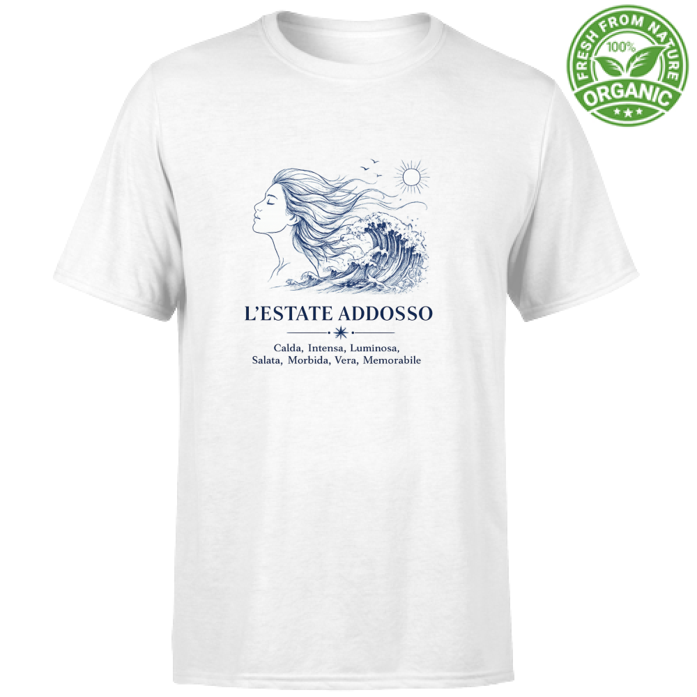 T-Shirt Unisex Organic Estate addosso