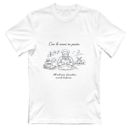 T-Shirt Unisex Con le mani in pasta