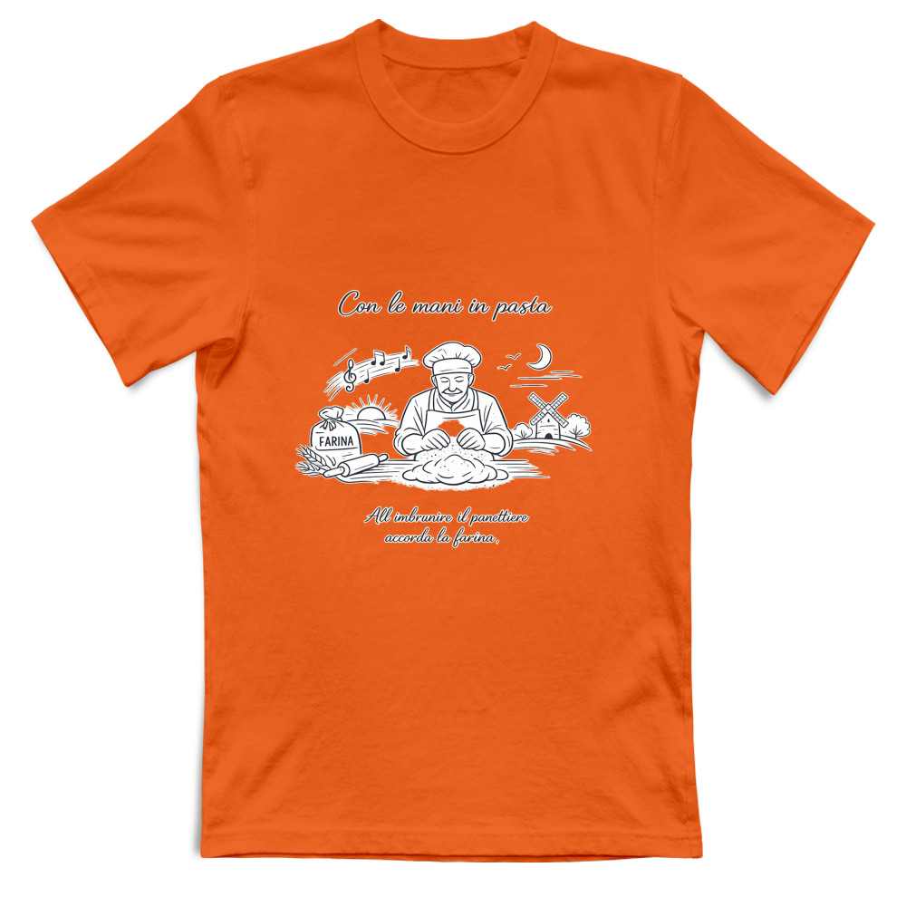 T-Shirt Unisex Con le mani in pasta