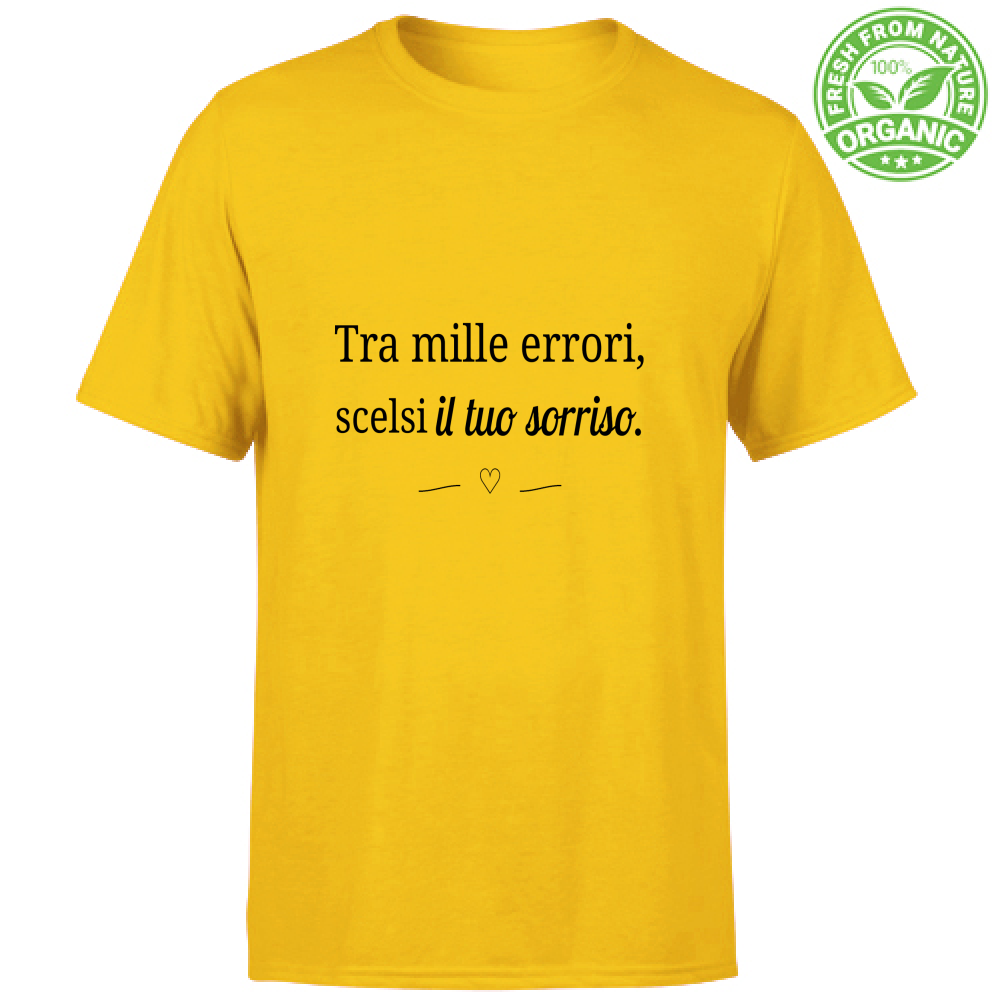T-Shirt Unisex Organic Tra mille errori