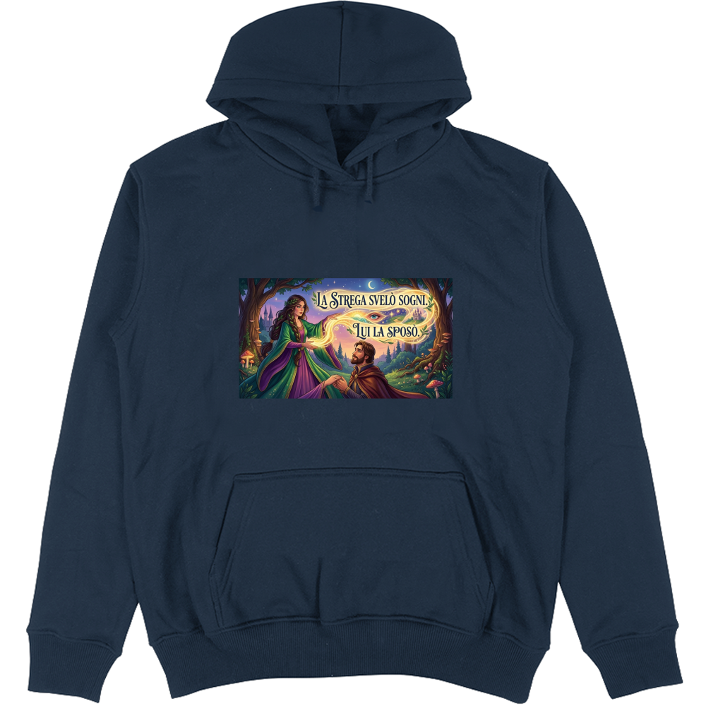 Felpa Unisex con Cappuccio Strega