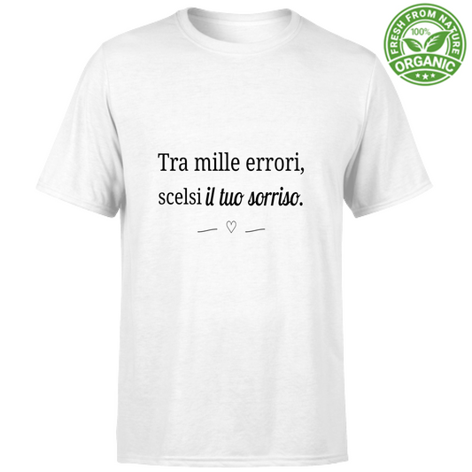 T-Shirt Unisex Organic Tra mille errori