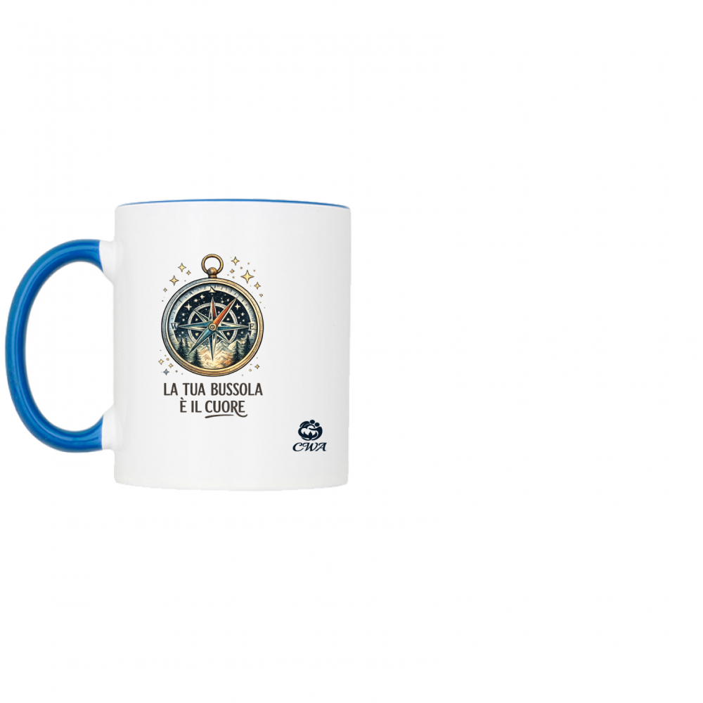 Tazza bicolore "Bussola"