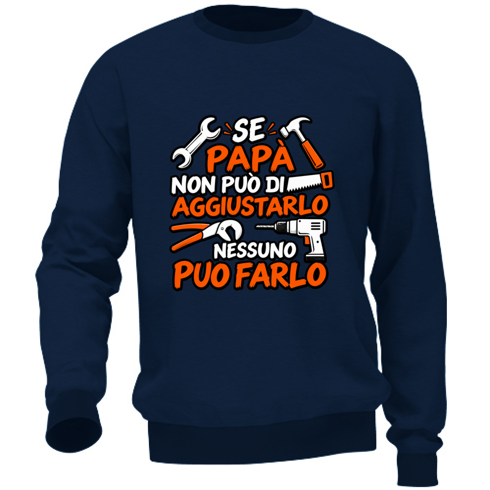 Felpa Unisex Se papà...