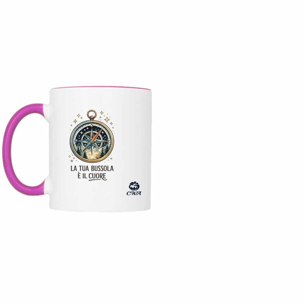 Tazza bicolore "Bussola"