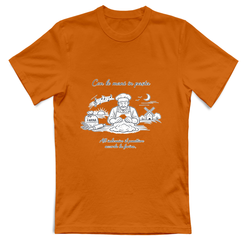 T-Shirt Unisex Con le mani in pasta