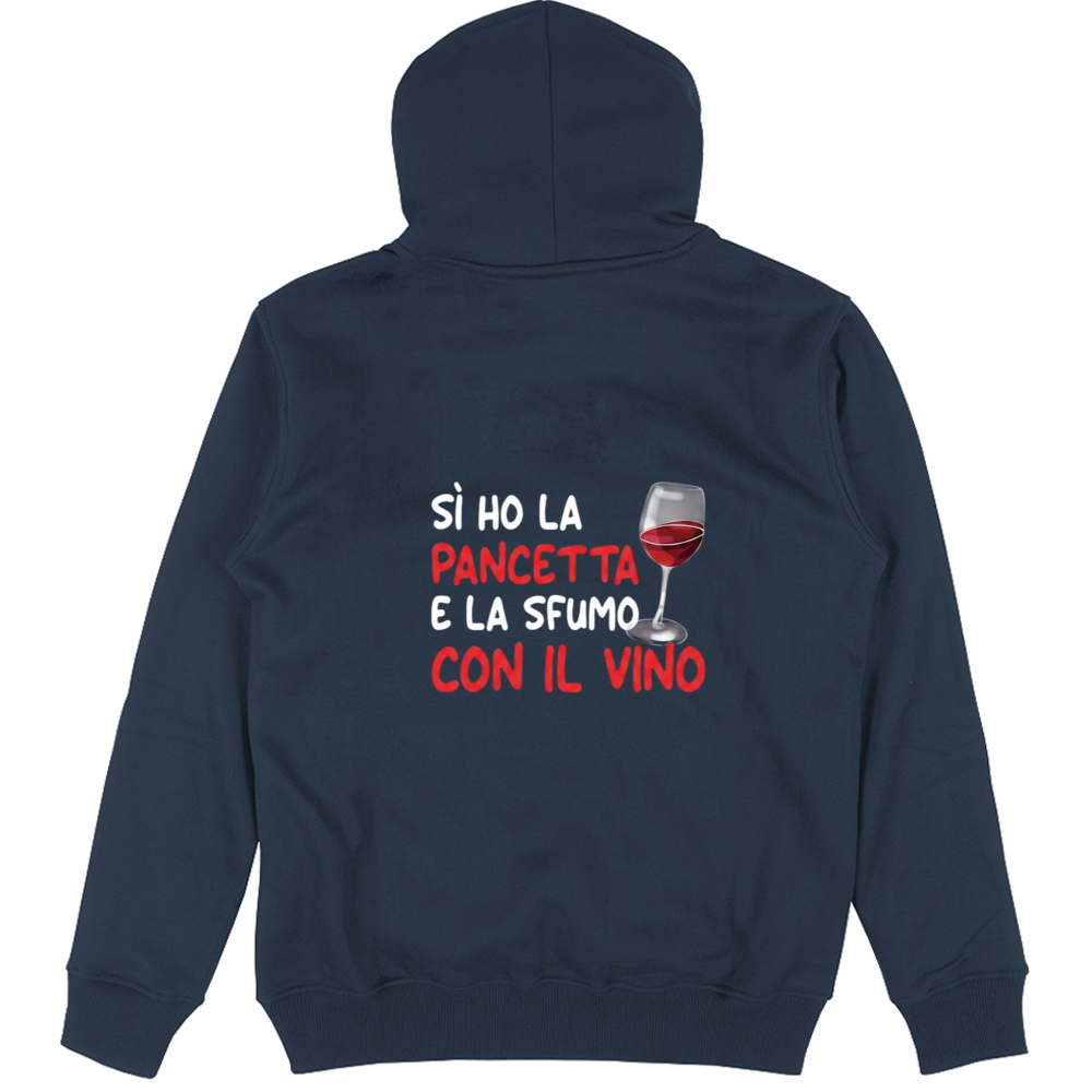 Felpa Unisex con Cappuccio Pancetta 2