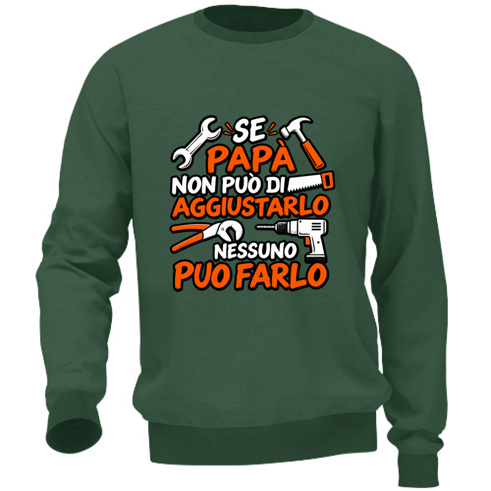 Felpa Unisex Se papà...