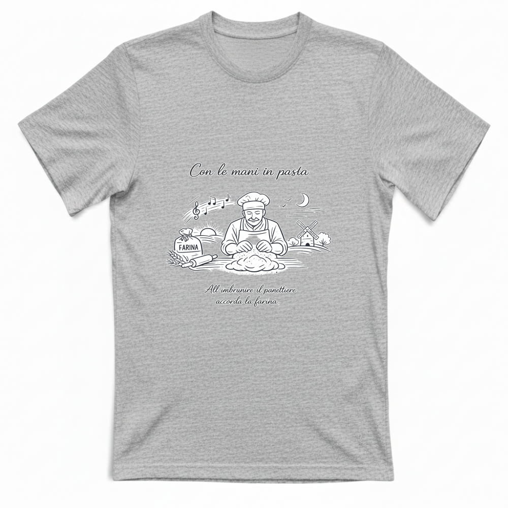 T-Shirt Unisex Con le mani in pasta